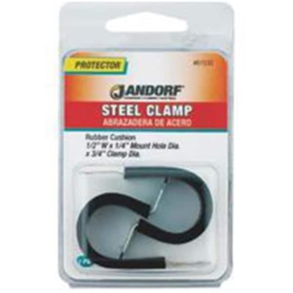 Jandorf Cable Clamp, Steel, 3/4 in Bundle Dia., Black 3395910 - main